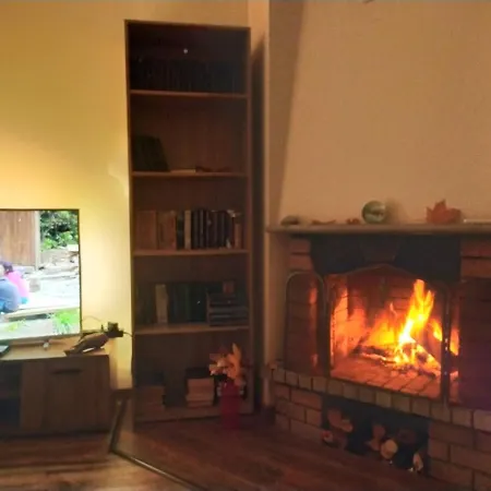 House With A Nice Garden, View, Pool And Fireplace